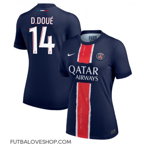 Dres Paris Saint-Germain Desire Doue #14 Domáci pre Ženy 2024-25 Krátky Rukáv